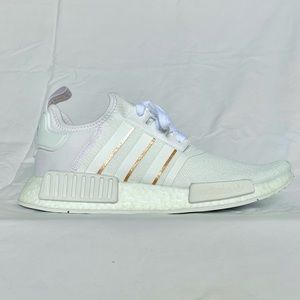 Adidas NMD R1 Womens Sz11 White/RoseGold/White
